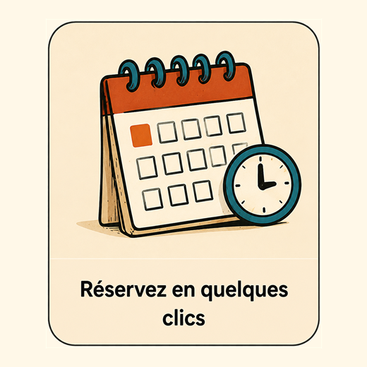 Réservez en quelques clics