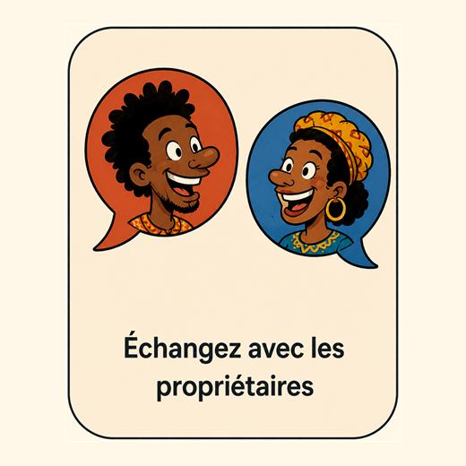 Échangez avec les hôtes